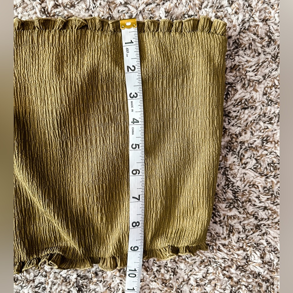 FREE PEOPLE Intimately Tube Top Bandeaus Olive Green Women’s - Small - Picture 7 of 8